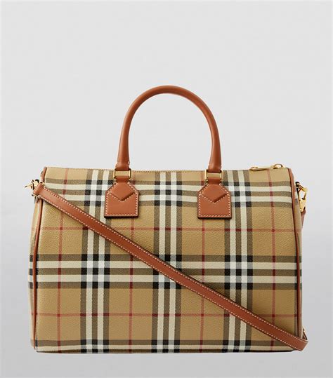 burberry walk in the rain bowler bag 2005|Burberry Check Bowling Bag .